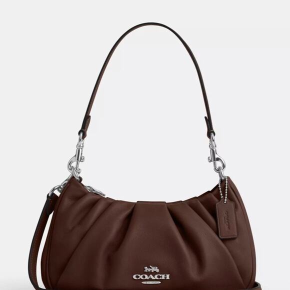 Coach Handbags - Coach brown Terri shoulder leather tabby bag